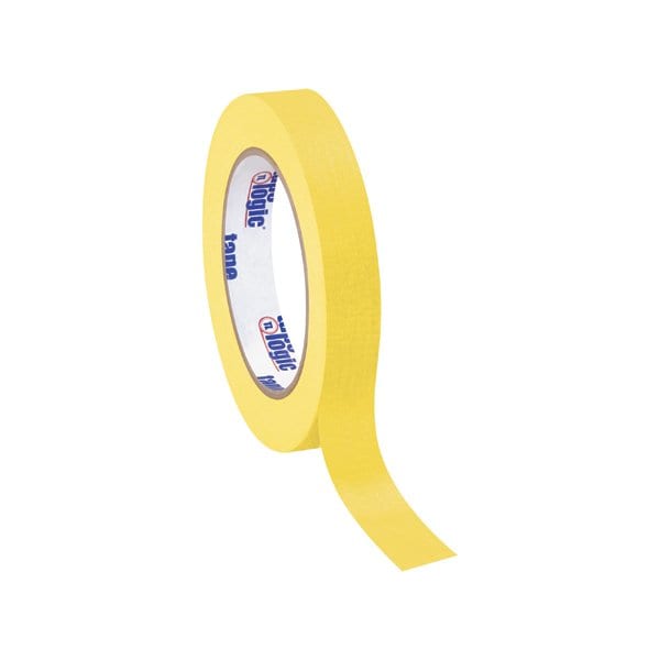 Tape Logic 3/4'' x 60 yds. Yellow Tape Logic Masking Tape, 12PK T93400312PKY - main